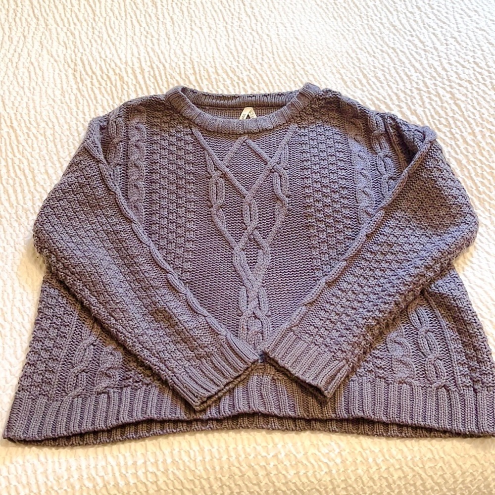 Cute Fall Sweater Cardigan | Medium | Purple | Autumn Fashion | Autumn Sweater